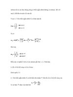 Các số đặc trưng của biến ngẫu nhiên trong xác suất thống kê - 2 pptx