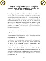 Giáo trình hướng dẫn tìm hiểu về những biện pháp của nước ta hiện nay về công cuộc tạo việc làm và xóa đói giảm nghèo phần 1 ppsx