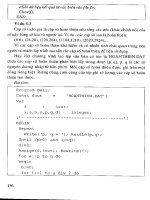 Giáo trình thuật toán và kỹ thuật lập trình Pascal part 7 pptx