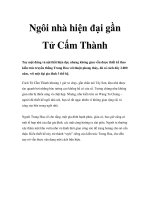Ngôi nhà hiện đại gần Tử Cấm Thành pot