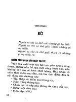 Giáo trình nghệ thuật thông tin part 2 docx