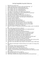 Câu hỏi ôn tập: Trang Bị Điện Trong Máy Cắt Kim Loại pdf