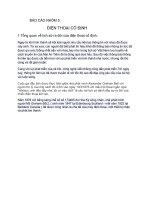 Báo cáo TBĐC thiết bị cần có