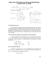 Giáo trình hình thành các phương pháp để giái một bài toán về nhiệt phần 1 pptx