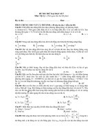 ĐỀ THI THỬ ĐẠI HỌC SỐ 7 Môn: Vật Lý ppsx
