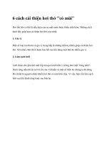 6 cách cải thiện hơi thở 