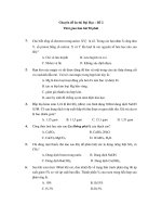 Chuyên đề ôn thi Đại Học – Đề 2 pptx