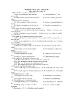 BỘ ĐỀ ÔN THI TN – ĐH – CĐ NĂM 2011 MÔN ANH VĂN – TEST 13 docx