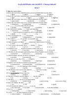 Luyện thi ĐH môn Anh văn khối D - Chương trình mới Đề số 7 pdf