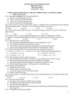 ĐỀ THI THỬ TỐT NGHIỆP NĂM 2011 MÔN THI VẬT LÝ pot