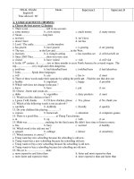 FINAL EXAM English II Time allowed : 60’ potx