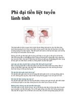 Phì đại tiền liệt tuyến lành tính ppt