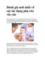 Đánh giá mới nhất về các tác dụng phụ của vắc-xin pps