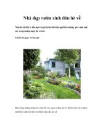 Nhà đẹp vườn xinh đón hè về potx