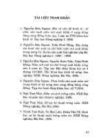 Tổ chức sản xuất một số loại nấm ăn ở trang trại và gia đình part 9 potx