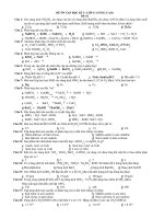 ĐỀ ÔN TẬP HỌC KÌ I – LỚP 11 (NÂNG CAO) ĐỀ 01 potx