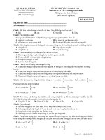 KÌ THI THỬ TỐT NGHIỆP THPT Môn thi: VẬT LÝ – Mã đề thi 361 pptx