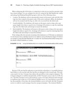 MCITP Microsoft Exchange Server 2007 Messaging Design and Deployment Study Guide phần 6 pdf