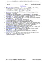 13 HÓA HỮU CƠ 11 TRONG ĐỀ THI NĂM 2011 pps