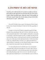 LÀM PHIM VỀ HỒ CHÍ MINH pps