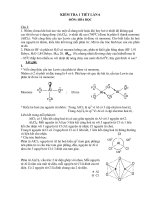 KIỂM TRA 1 TIẾT LẦN 6 MÔN: HÓA HỌC doc