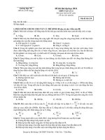 Đề thi thử đại học 2011 MÔN VẬT LÍ 12 potx