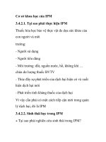 Cơ sở khoa học của IPM pdf