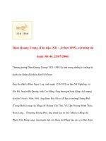 Doanh nhân lịch sử: Đàm Quang Trung (Tân dậu 1921 - Ất hợi 1995) pptx