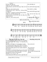 Giáo án âm nhạc 7 - trường THCS Lý Tự Trọng part 7 pps