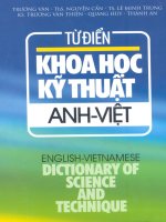 Từ điển khoa học kỹ thuật Anh - Việt part 1 docx