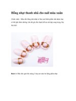 Hồng nhạt thanh nhã cho nail mùa xuân potx