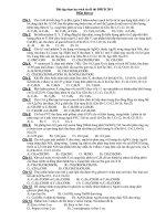 Bài tập chọn lọc trích từ đề thi ĐHCĐ 2011 pot