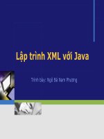 Lập trình XML với Java pdf