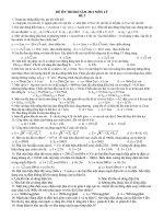 ĐỀ ÔN THI ĐH NĂM 2011 MÔN LÝ ĐỀ 3 ppt