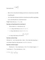 Tự ôn toán với các công thức tính đạo hàm giới hạn và vi phân - 2 ppsx