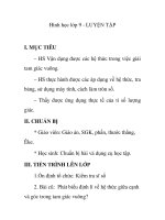 Hình học lớp 9 - LUYỆN TẬP docx