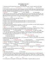 ĐỀ THI HKII NĂM 2011 MÔN: HÓA HỌC potx