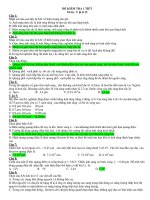 ĐỀ KIỂM TRA 1 TIẾT M ôn : Vật lí 12 pps