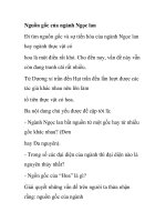 Nguồn gốc của ngành Ngọc lan pdf