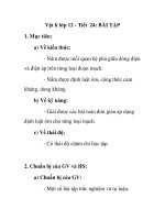 Vật lí lớp 12 - Tiết 24: BÀI TẬP pptx