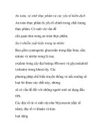 An toàn, vệ sinh thực phẩm và các yếu tố kiểm dịch doc