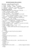 ĐỀ THI THỬ ĐẠI HỌC TIẾNG ANH_ĐỢT 4 pdf