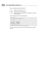 Oracle PL/SQL for dummies phần 9 doc