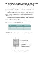 Giáo trình hướng dẫn cách tính toán tốt nhất để giảm chi phí cho việc thiết kế đường dây mạng phần 1 doc