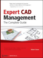 Expert CAD Management The Complete Guide phần 1 pptx