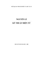 Nguyên lí kỹ thuật điện tử ( Nxb Giáo Dục 2005 ) - Chương 1 ppsx