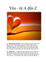 Yêu - từ A đến Z doc