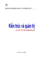 Kiến trúc và Quản trị CSDL Oracle docx