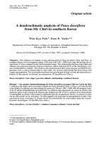 Báo cáo lâm nghiệp: 