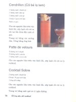 Sổ tay pha chế Cocktail part 10 potx